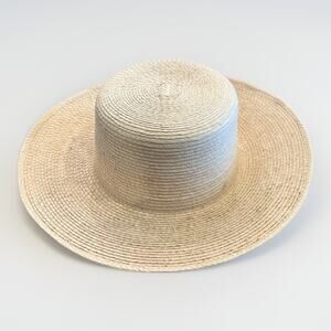 Gumarcaah 100% Handwoven Palm Straw Hat Size 58